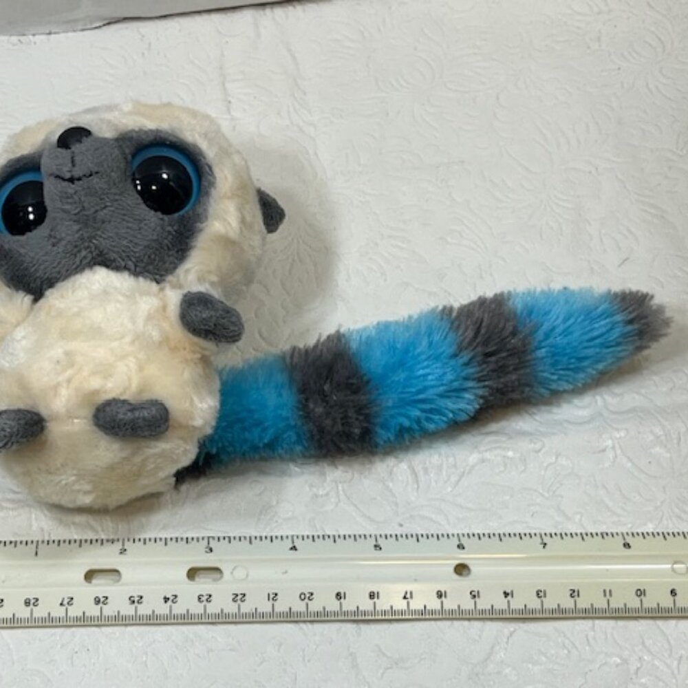Yoohoo & Friends Ivory/Gray Lemur Long Tail Plush Soft Stuffed Animal Toy 5" - Picture 10 of 10